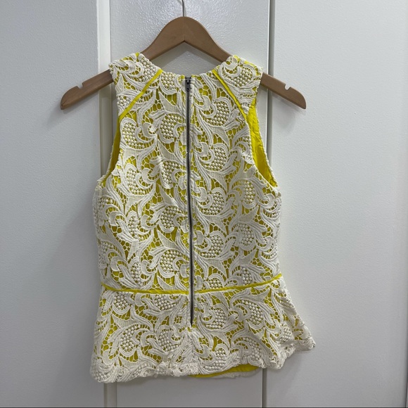 Greylin Lace Peplum Top - Picture 2 of 2